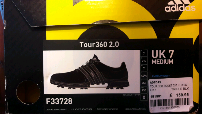 adidas tour 360 boost 2.0 blackout